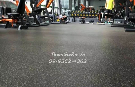 Công trình 170m2 Thảm cao su phòng Gym Khu đô thị Viglacera Xuân Phương - Nam Từ Liêm