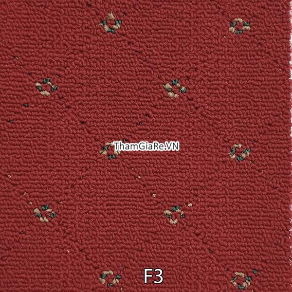 các mẫu thảm hoa văn Florence đỏ