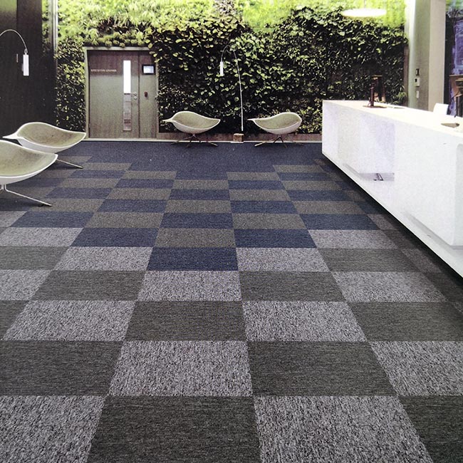 Thảm tấm một màu QBA trải sảnh văn phòng