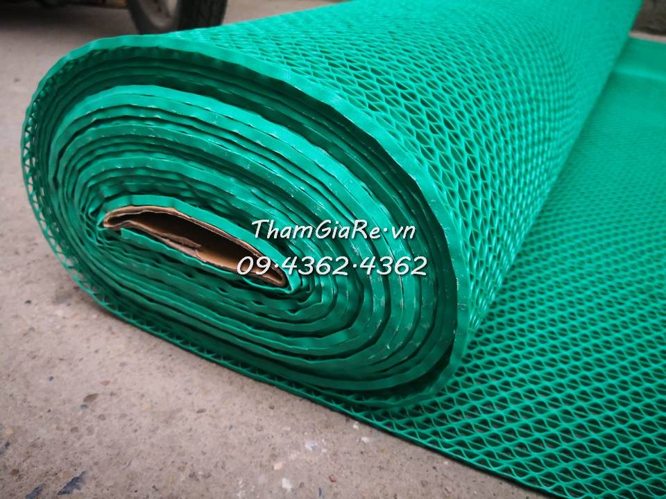 thảm lưới chống trơn màu xanh lá