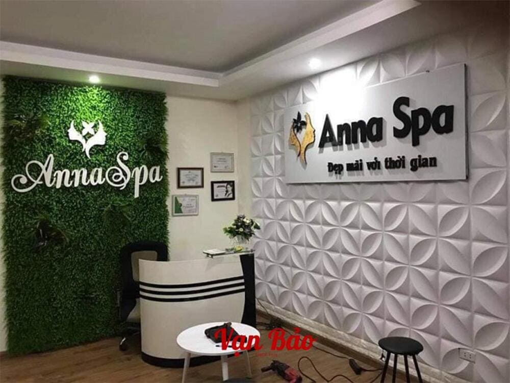 Thảm cỏ trang trí spa