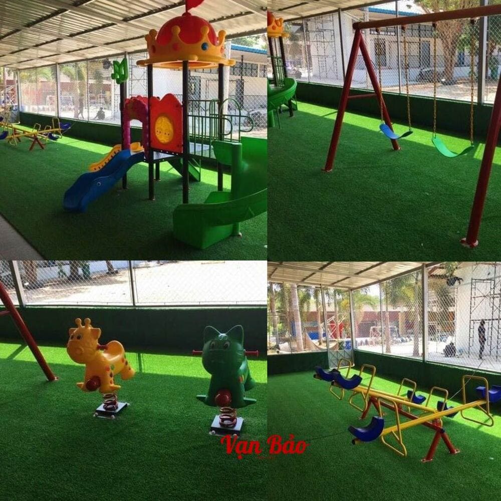 Thảm cỏ nhân tạo trường mầm non